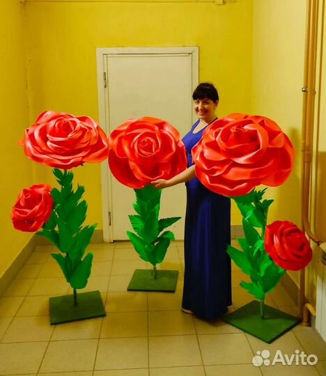 Ростовые цветы# из изолона