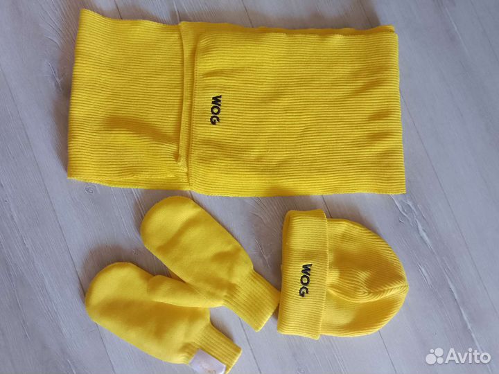 Шарф, шапка, варежки