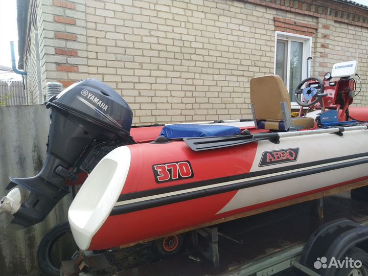 Лодка Риб(RIb) Аэро орлан Yamaha 20(9.9) Гидроподъ