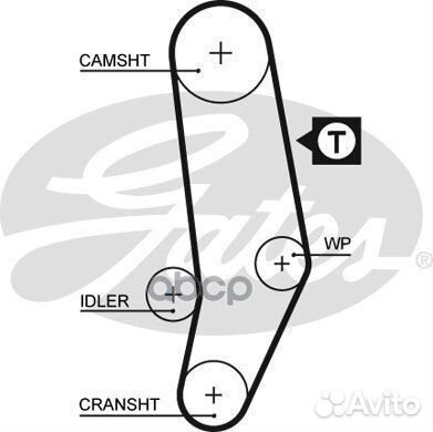 45119х25 Ремень грм audi 100 2.0D 76-90/ VW LT