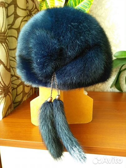 Шапка норковая женская бу