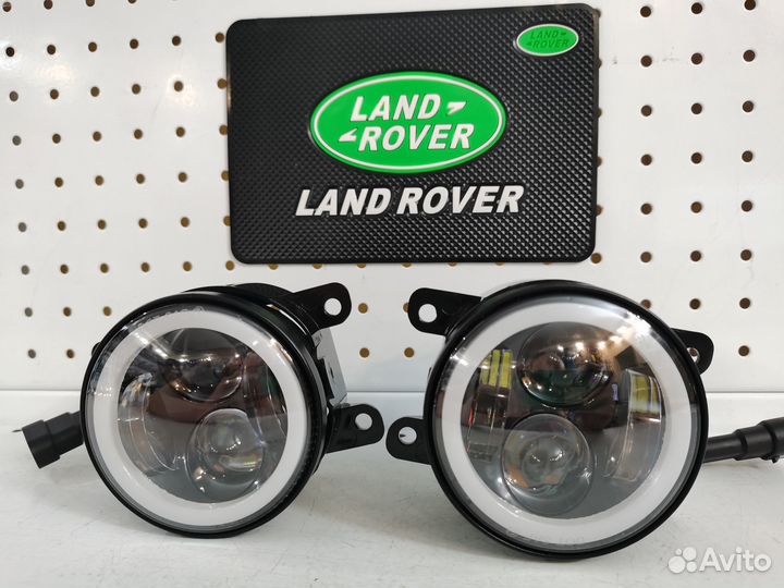Противотуманки Land Rover LED +Дхо 120w