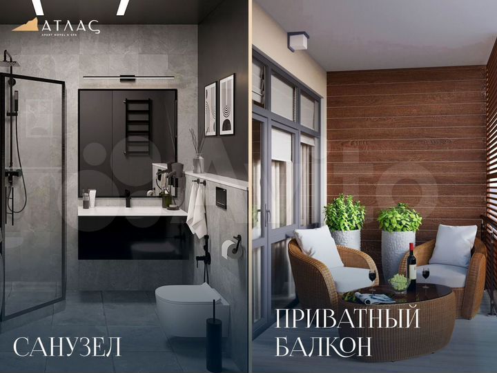 3-к. апартаменты, 44,1 м², 4/8 эт.