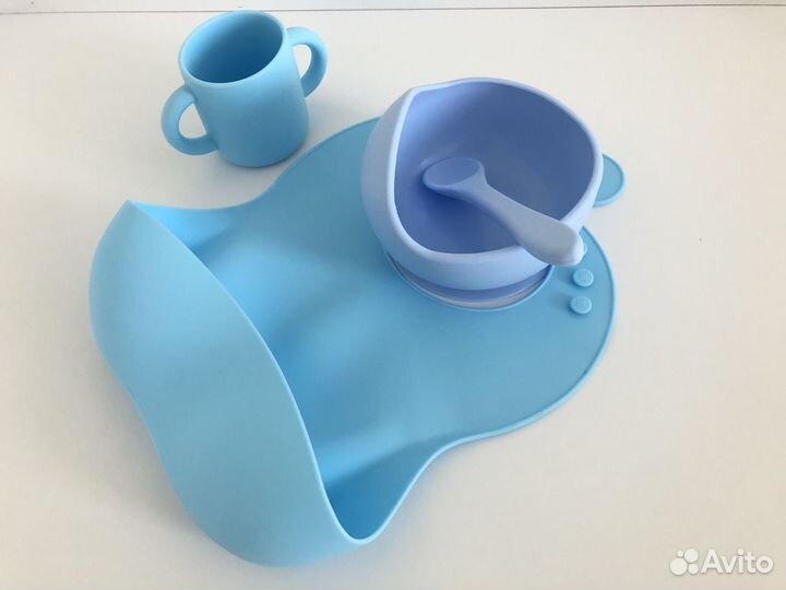 Силиконовая посуда для малышей