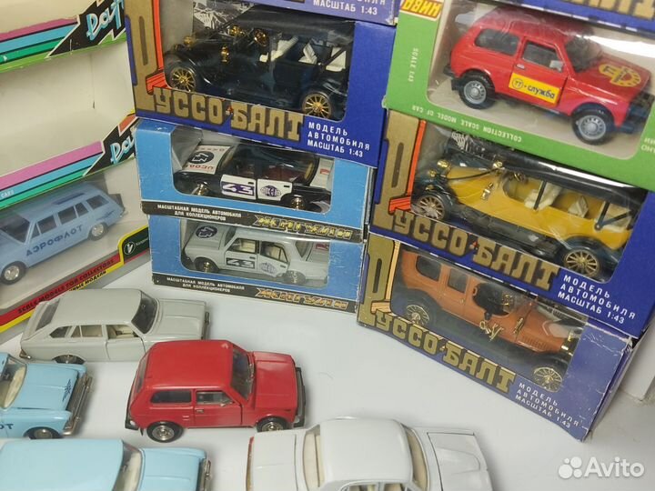 Модели, запчасти коробки 1:43 СССР