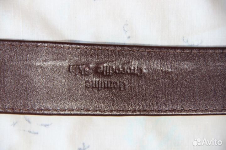 Ремень из крокодиловой кожи