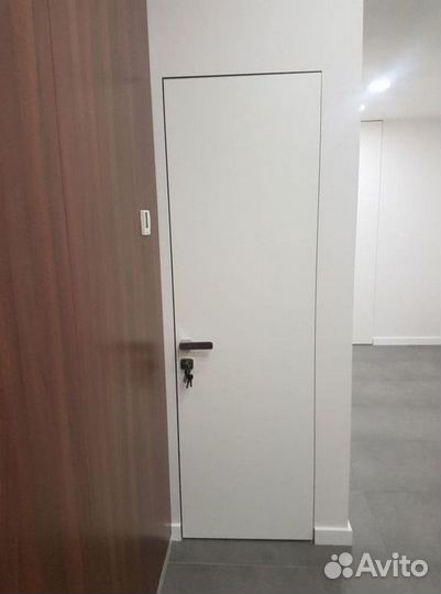 Скрытые двери под отделку