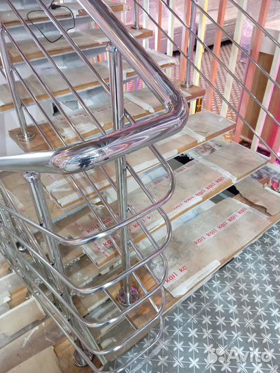 Перила для лестниц из нержавеющей стали, поручни