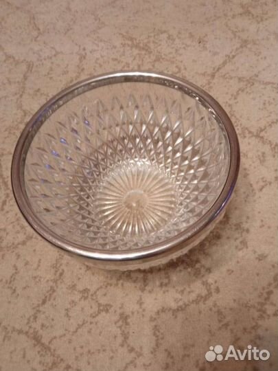Салатник хрустальный