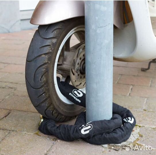 Цепь противоугонная Standers 10 мм 100 см, в ткани