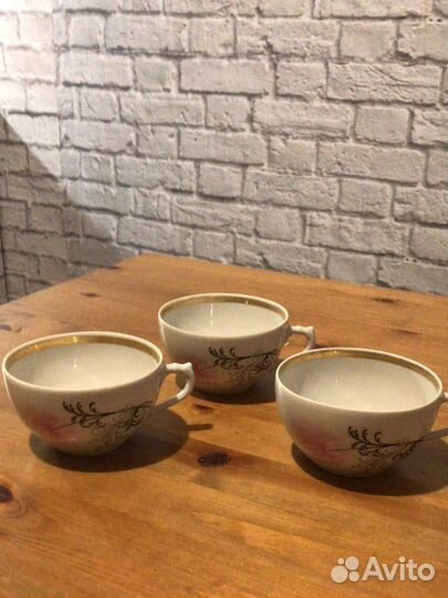Фарфоровые чашки СССР