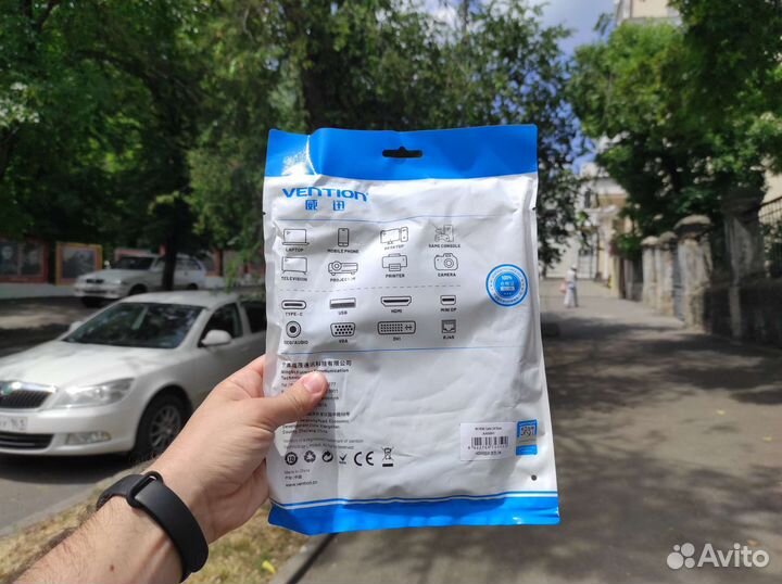 Кабель Vention 8K hdmi 2.1 2метра (aanbh) Black