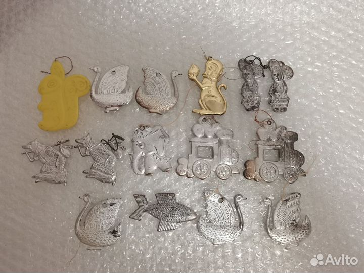 Елочные игрушки времен СССР
