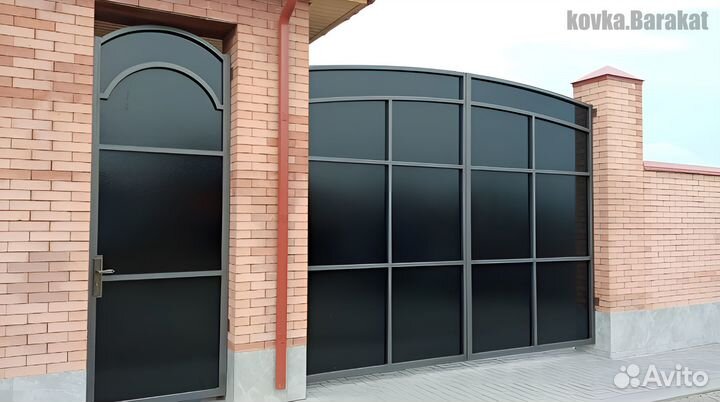 Кованые ворота lux под ключ