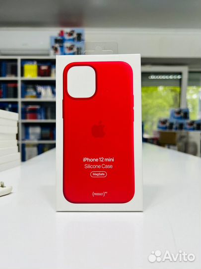 Чехол Apple iPhone 12 Mini Silicone MagSafe Red