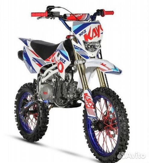 Питбайк kayo classic YX125EA 17/14 KRZ (П/автомат)