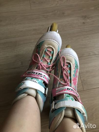 Роликовые коньки с регулировкоц 35-39