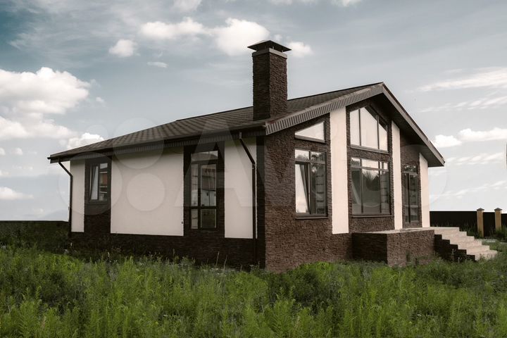 Дом 107 м² на участке 8 сот.