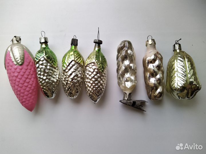 Набор елочных игрушек СССР советских и ГДР