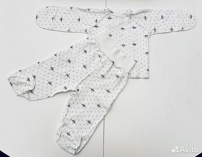 Ползунки и распашонки 56 (пакетом)