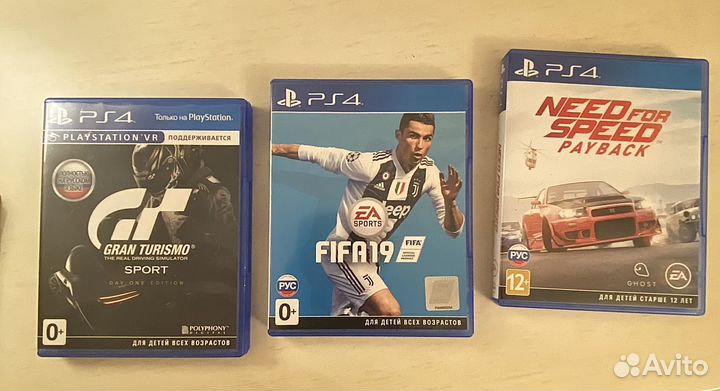 FIFA 19 / NSF payback / PS4 почти новые