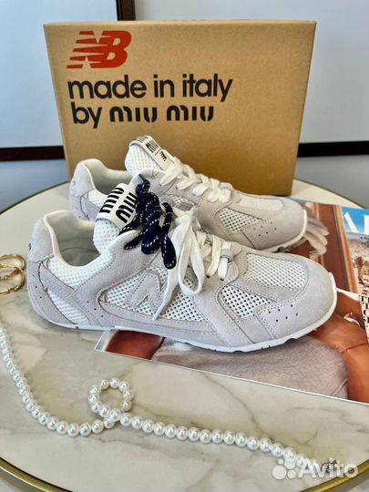 Кроссовки New Balance MIU MIU белый 36-41