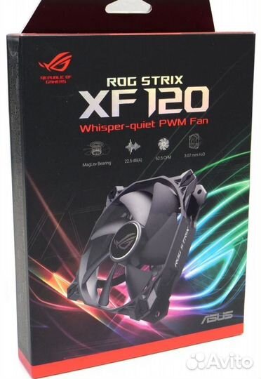 Вентилятор Rog Asus для корпуса пк 12х12см