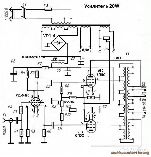 Трансформаторы тан в ламповых усилителях