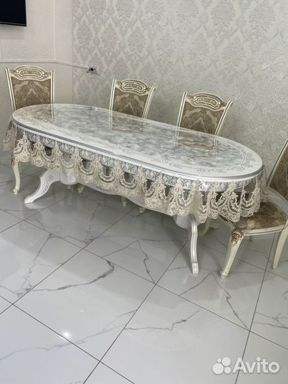 Скатерть силиконовая с кружевом