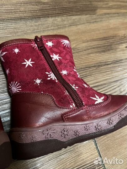 Зимние сапоги Котофей 24 размер для девочки