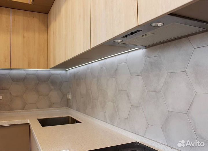 Кухонный гарнитур на заказ. Долговечные материалы