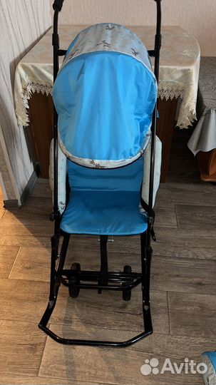 Детские санки коляска