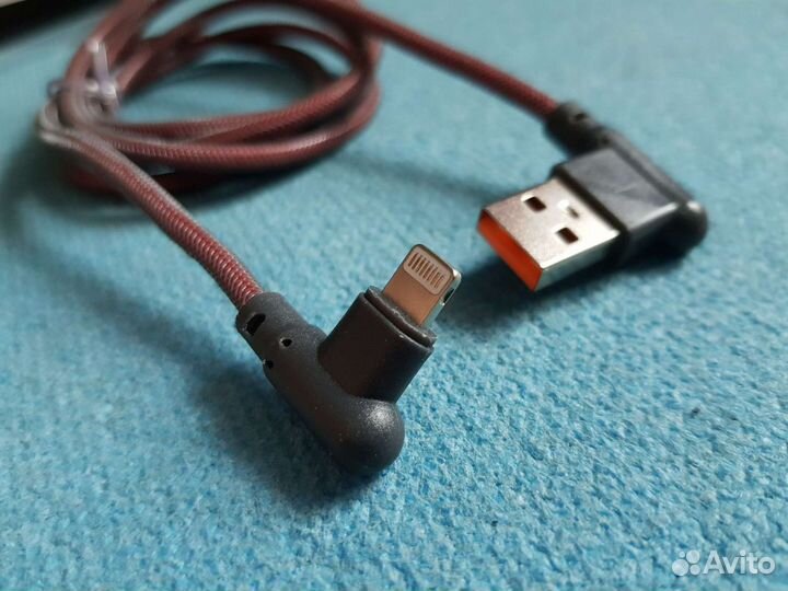 Кабель для Apple Lightning 8-pin Угловой коннектор