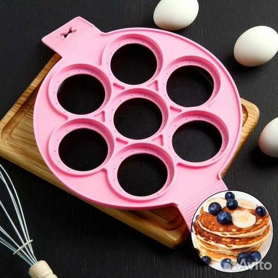 Форма для оладий и яичницы, цвет зеленый