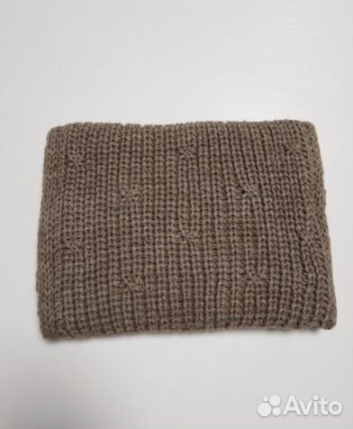 Шапка снуд варежки новые