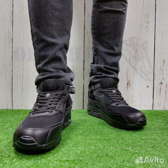 Кроссовки Nike air max 90 black Р41-44