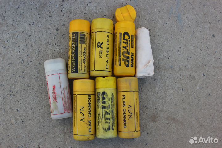 Щетка и тряпка для чистки стекол и кузова авто