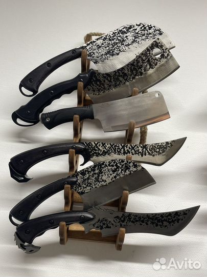 Кованые топоры и ножи тяпки