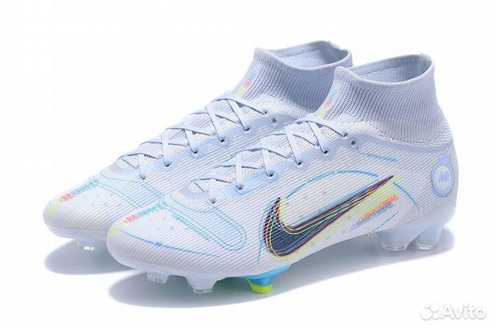 Бутсы nike superfly 8 elite белые