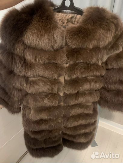 Шуба женская песец