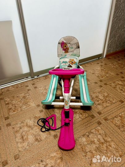 Снегокат для девочки nika kids