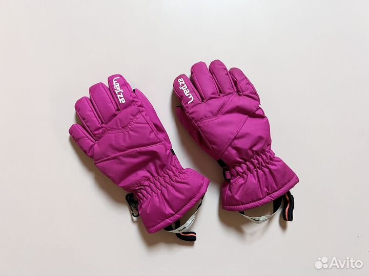 Перчатки зимние для девочки 7 8 9 лет