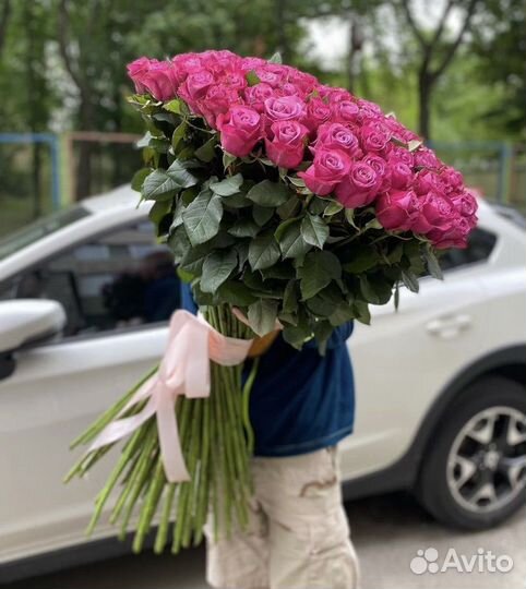 Высокие розы всех цветов