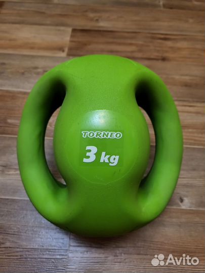 Гиря пластиковая Torneo A-215 3 кг