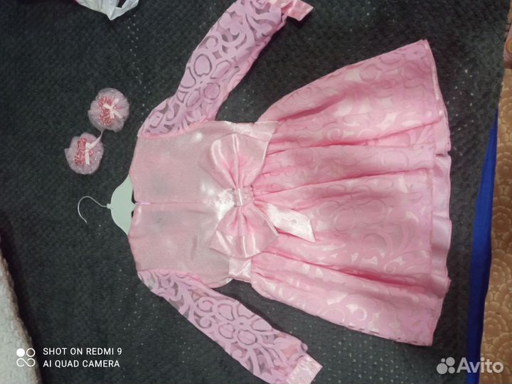 Платье для девочки 86 92