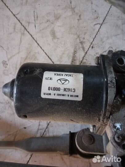 Трапеция дворников, моторчик тагаз Vega C100