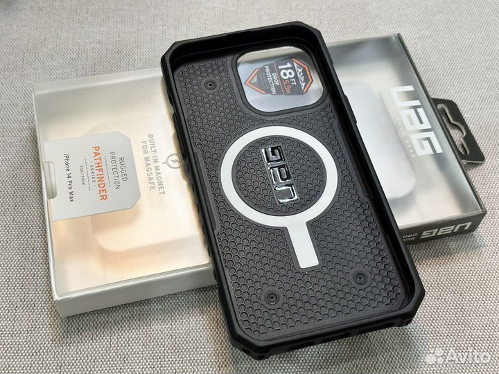 Чехол magsafe Uag Pathfinder 14 Pro Max Black