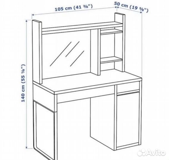 Письменный стол IKEA micke mikke микке