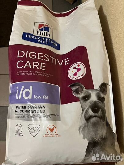 Hill’s Prescription Diet i/d Low Fat для собак