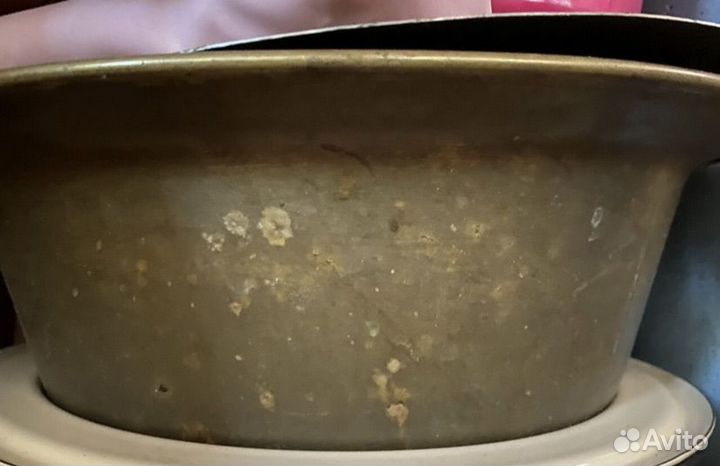 Таз медный латунный для варенья